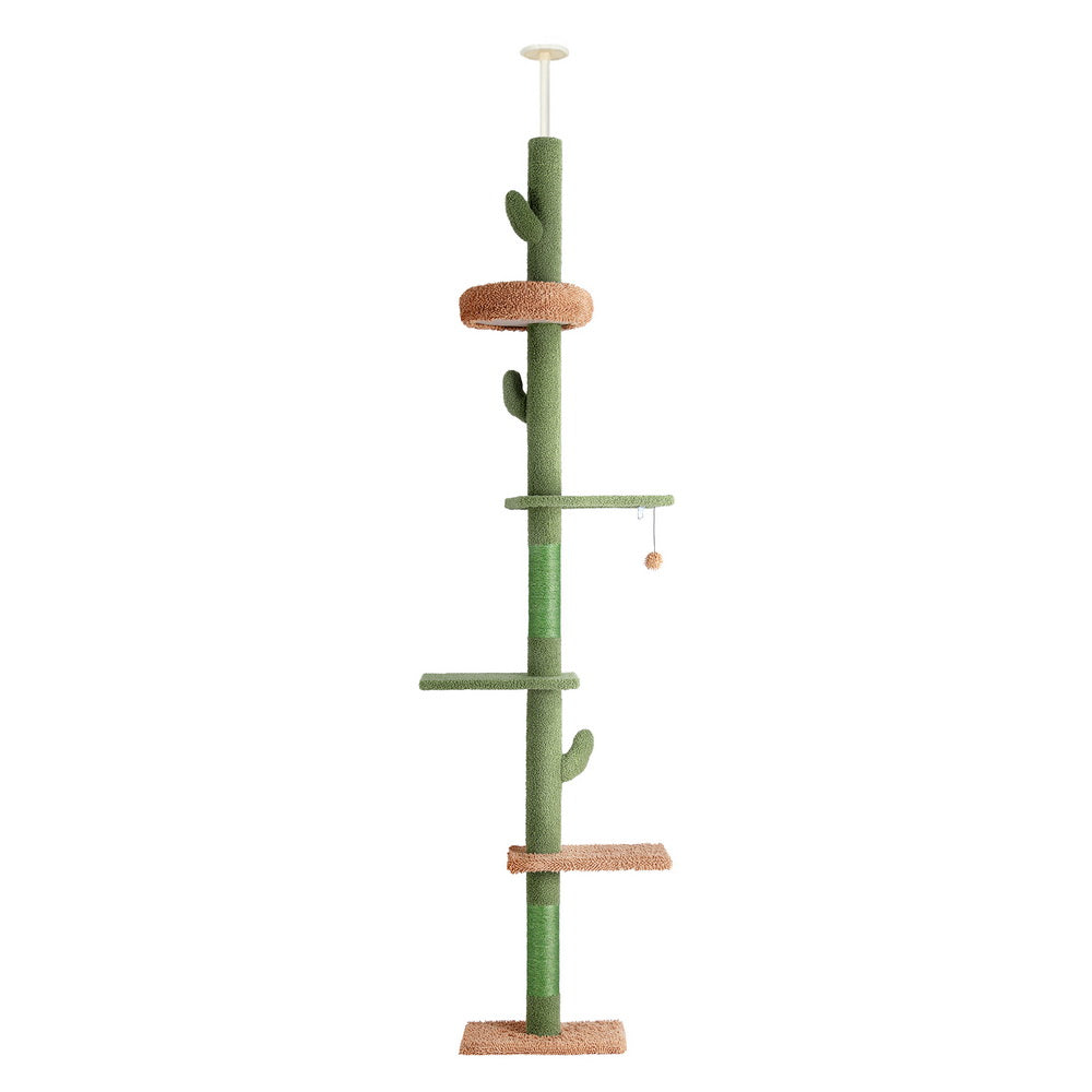 i.Pet Cat Tree Tower - 290cm Floor to Ceiling Scratching Post