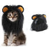 Cat Cosplay Dress up Pet Hat Lion Mane for Cat Puppy Lion Wig Costume Party Decoration Halloween Christmas Gatospet Supplies