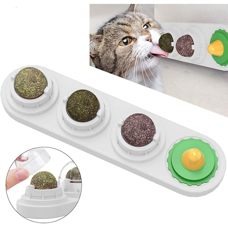 Natural Catnip Toys for Cats Healthy Cat Toys Promote Gastric for Kitten Edible Treating Cat Candy Licking Snacks Cat Supplies